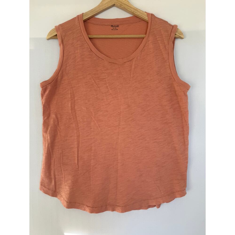 Madewell Pink Cotton Tank- Size M